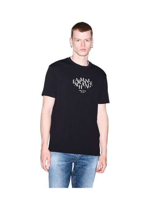 Regular-fit T-shirt in solid-color cotton jersey ARMANI EXCHANGE | T-shirt | XM002782 AF10356UC001